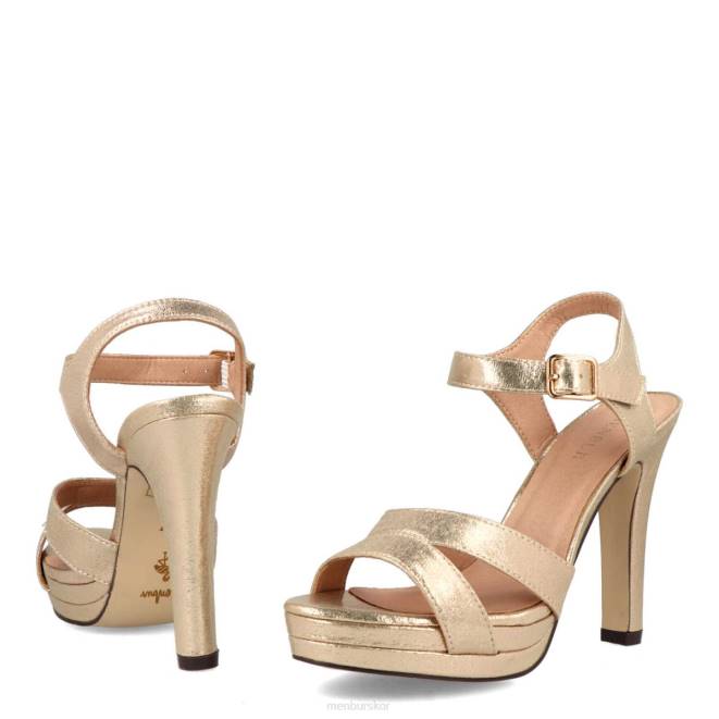 Menbur kvinnor guld brusago högklackat 608J1374