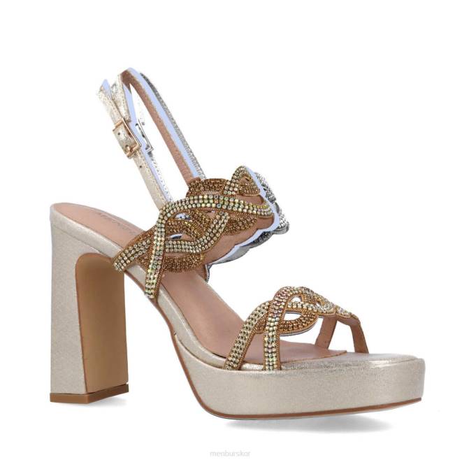 Menbur kvinnor guld brusasco högklackat 608J1297