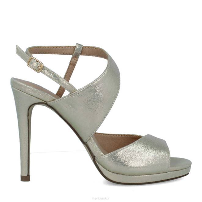 Menbur kvinnor guld caldari högklackat 608J944