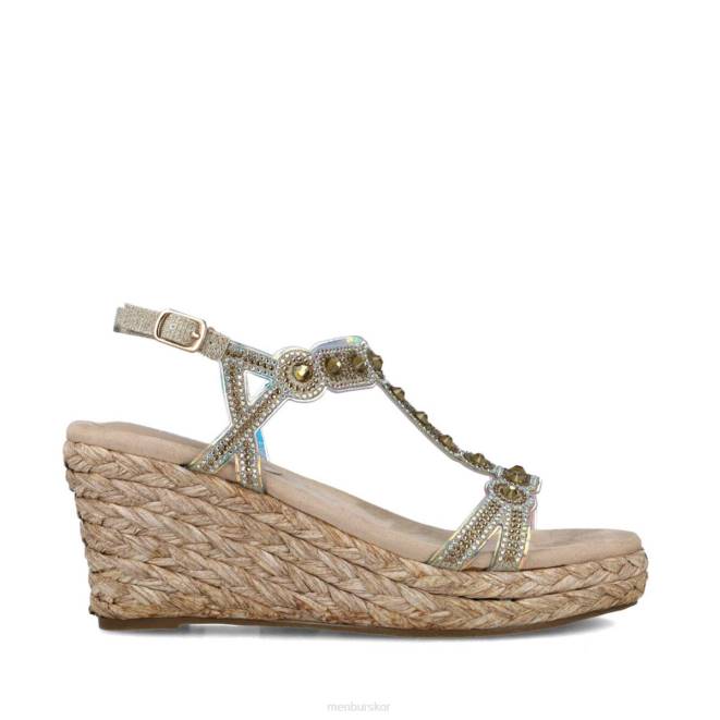 Menbur kvinnor guld camelopardalis högklackat 608J3735