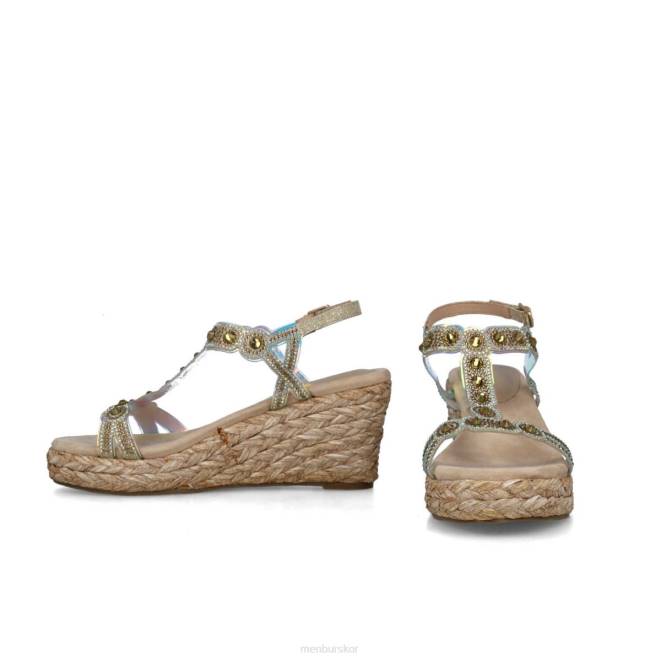 Menbur kvinnor guld camelopardalis högklackat 608J3735