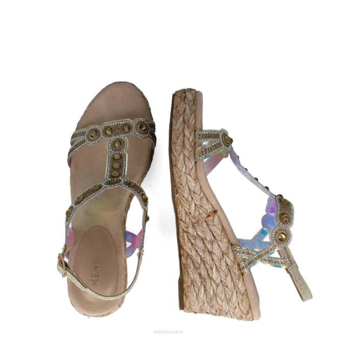 Menbur kvinnor guld camelopardalis högklackat 608J3735