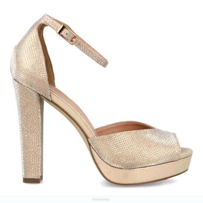 Menbur kvinnor guld cangemi högklackat 608J1475