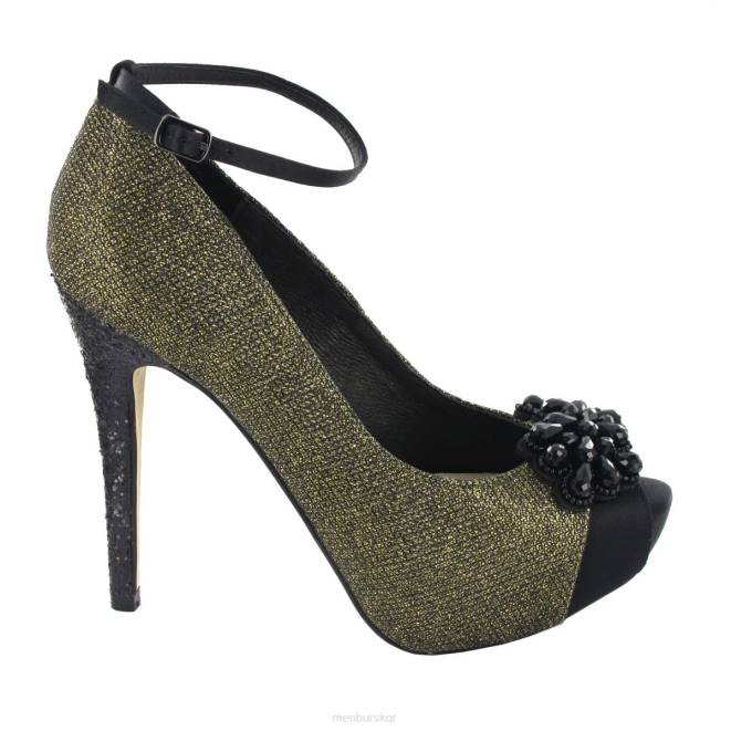 Menbur kvinnor guld canillas högklackat 608J4756