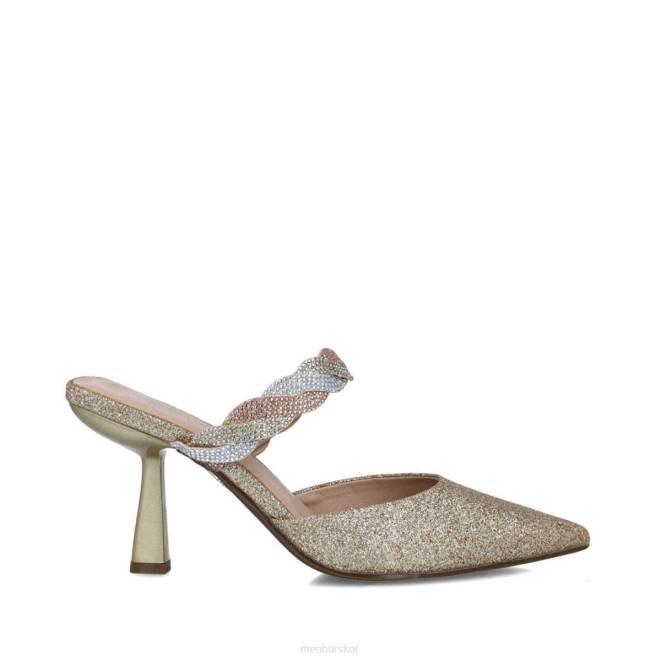 Menbur kvinnor guld capella högklackat 608J3741