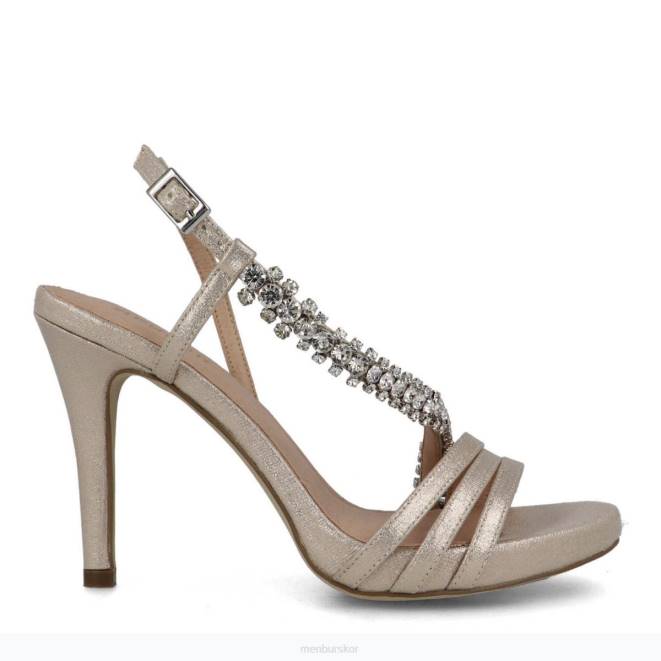 Menbur kvinnor guld capro högklackat 608J1467