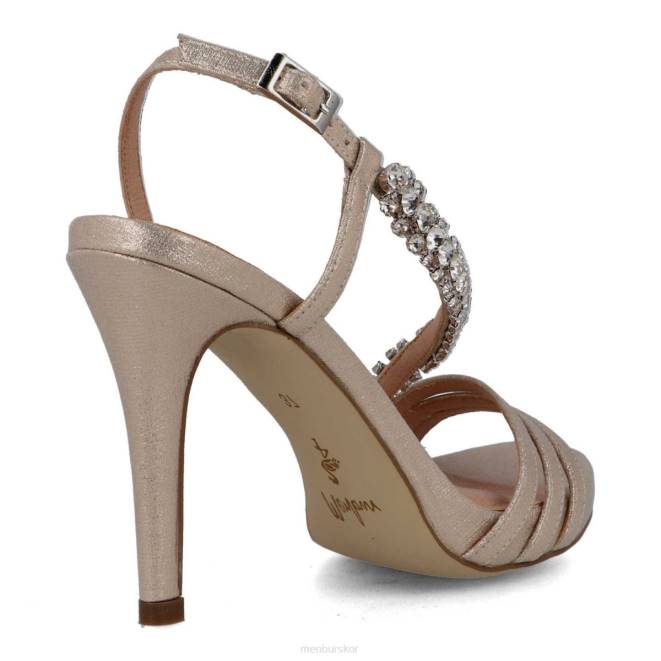 Menbur kvinnor guld capro högklackat 608J1467