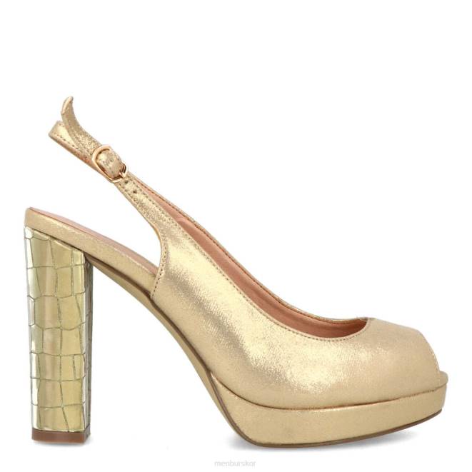 Menbur kvinnor guld carfizzi högklackat 608J1466