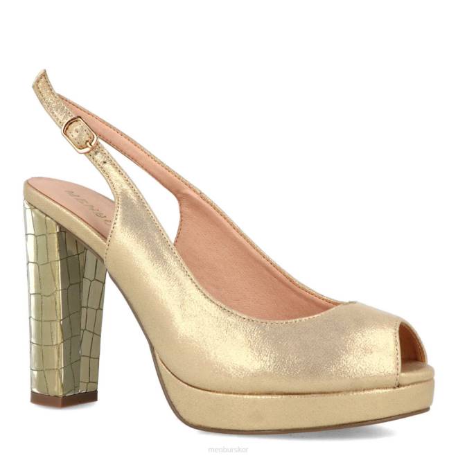 Menbur kvinnor guld carfizzi högklackat 608J1466