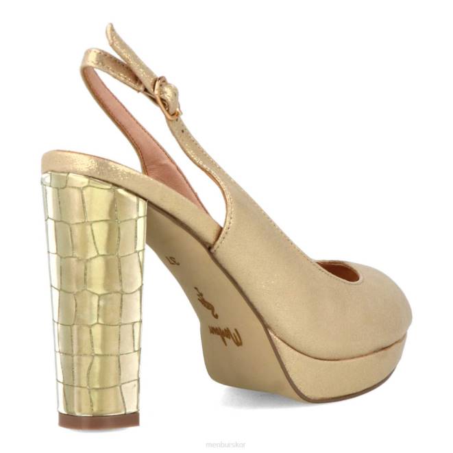 Menbur kvinnor guld carfizzi högklackat 608J1466