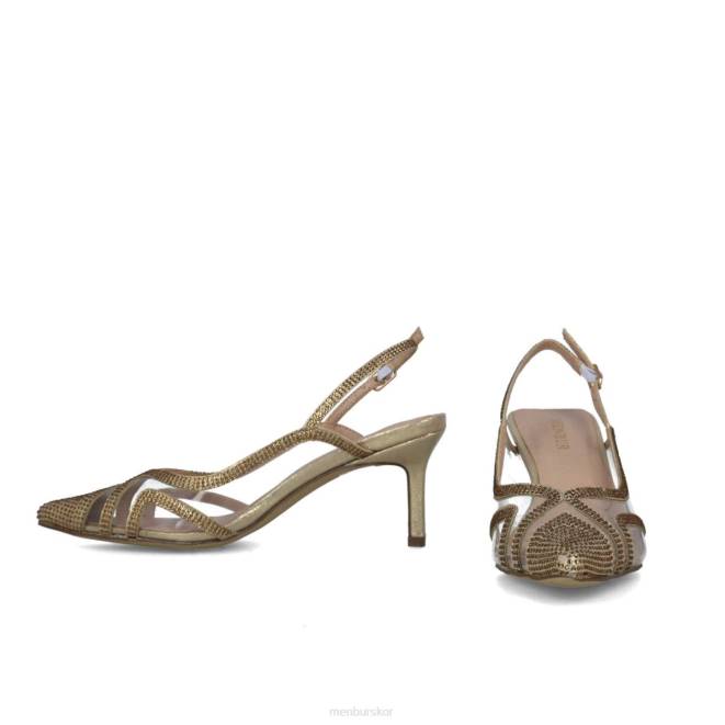 Menbur kvinnor guld carina högklackat 608J745
