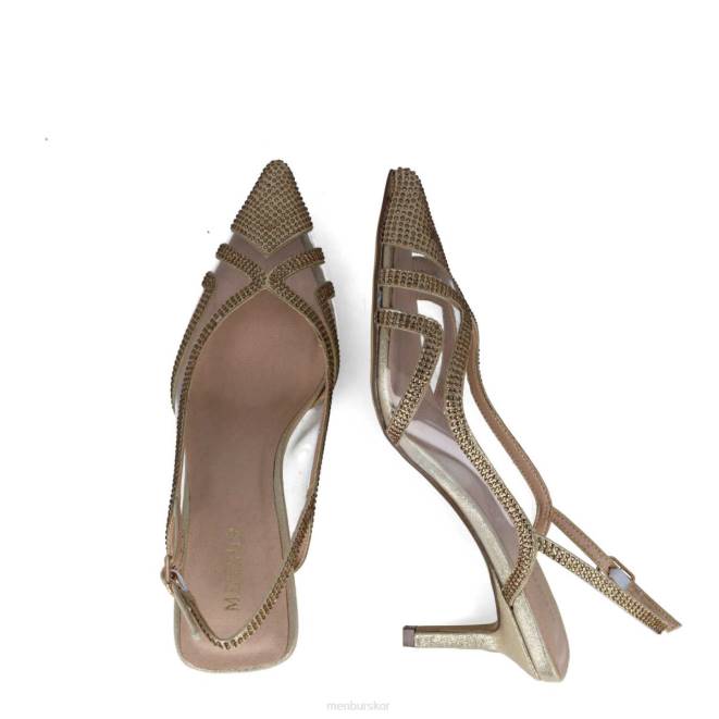 Menbur kvinnor guld carina högklackat 608J745