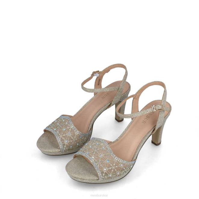 Menbur kvinnor guld carite högklackat 608J4928