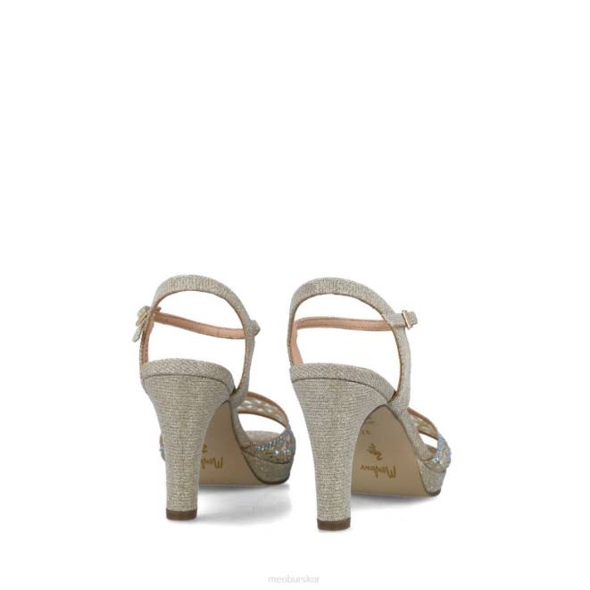 Menbur kvinnor guld carite högklackat 608J4928