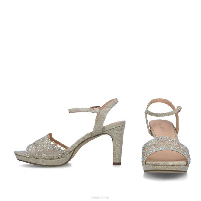 Menbur kvinnor guld carite högklackat 608J4928