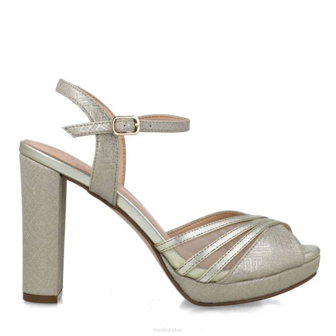 Menbur kvinnor guld carmenta högklackat 608J1318