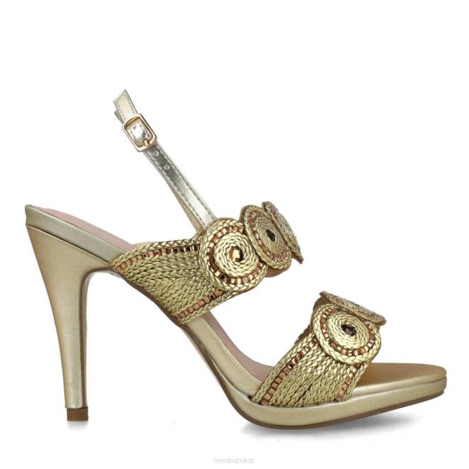 Menbur kvinnor guld cefiso högklackat 608J851