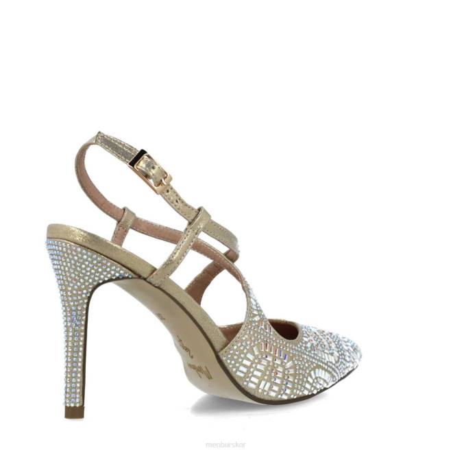 Menbur kvinnor guld cianita högklackat 608J4935