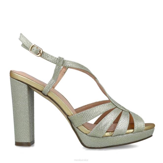 Menbur kvinnor guld creonte högklackat 608J3997