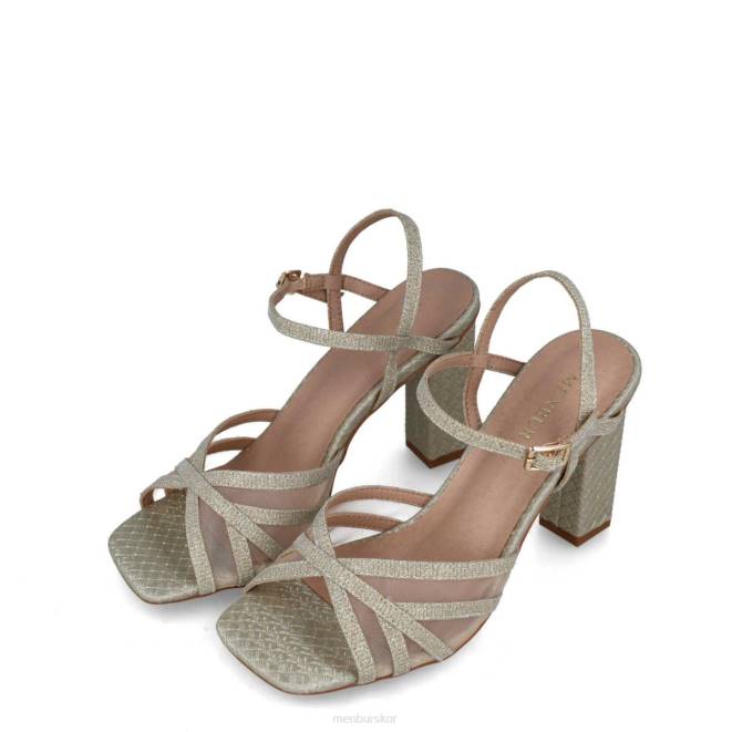 Menbur kvinnor guld erato högklackat 608J842