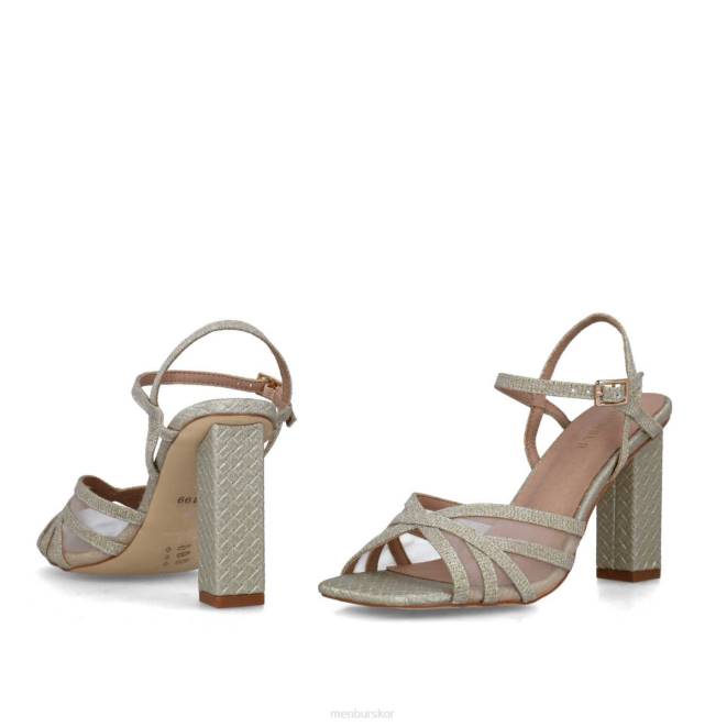 Menbur kvinnor guld erato högklackat 608J842