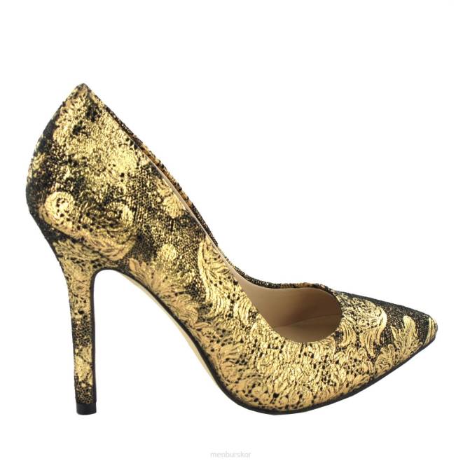 Menbur kvinnor guld espartinas högklackat 608J1178
