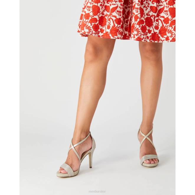 Menbur kvinnor guld estilbo högklackat 608J848