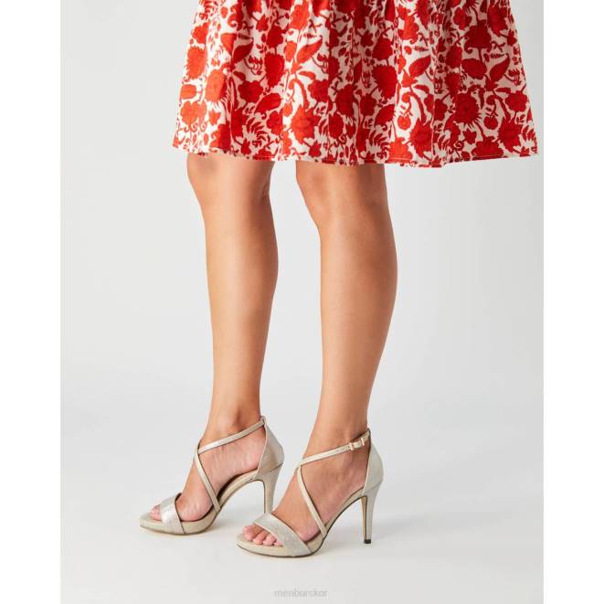 Menbur kvinnor guld estilbo högklackat 608J848