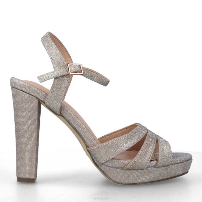 Menbur kvinnor guld grauson högklackat 608J853