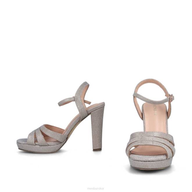 Menbur kvinnor guld grauson högklackat 608J853
