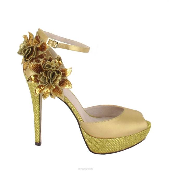 Menbur kvinnor guld guerin högklackat 608J1138