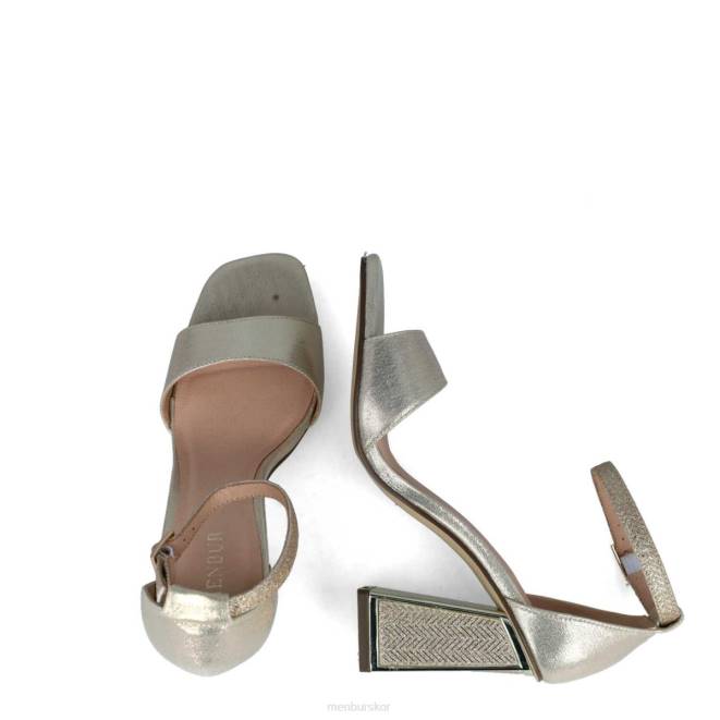 Menbur kvinnor guld lapislazuli högklackat 608J3884