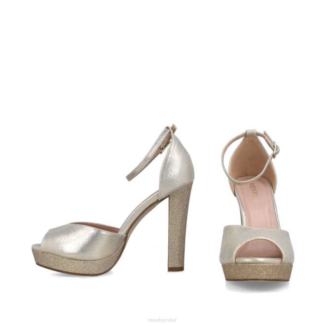 Menbur kvinnor guld lapislazuli högklackat 608J783