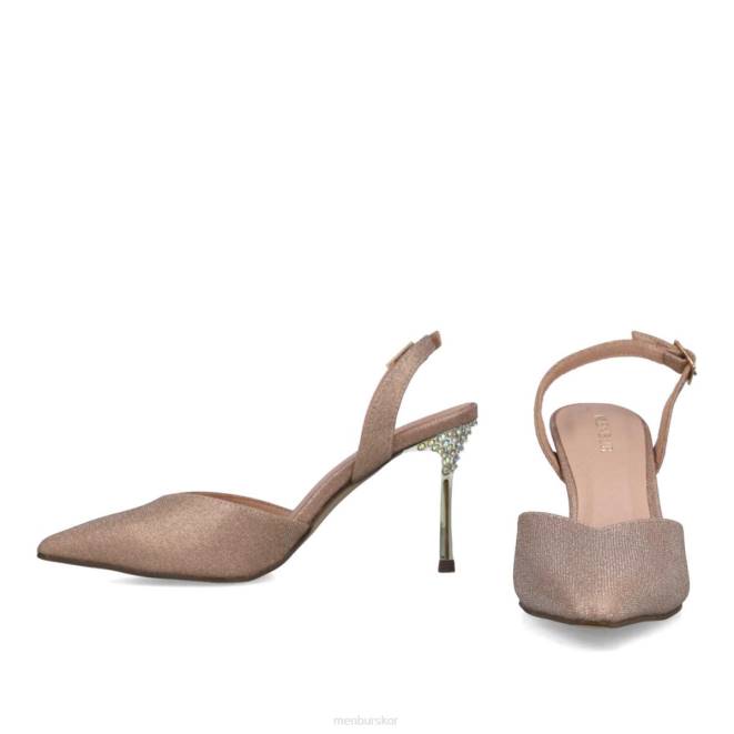 Menbur kvinnor guld lepidolita högklackat 608J3896