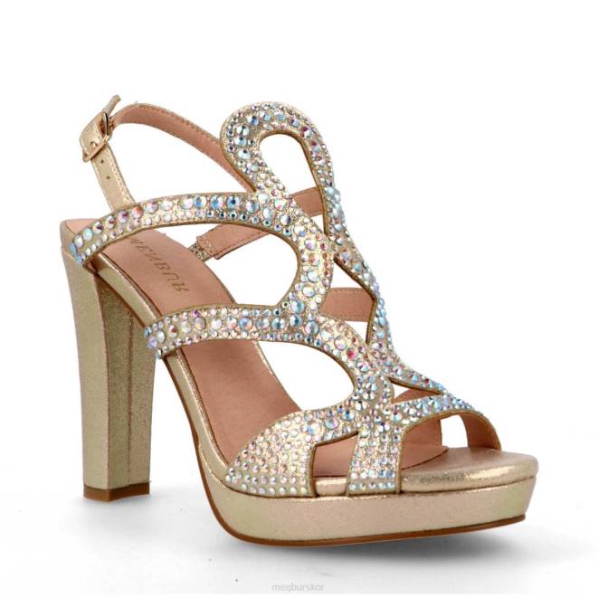 Menbur kvinnor guld lomellina högklackat 608J1459