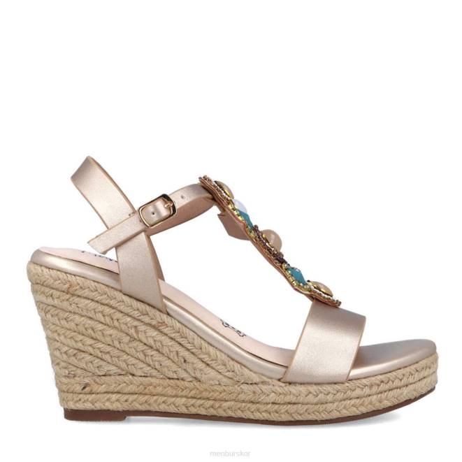 Menbur kvinnor guld melione högklackat 608J1533