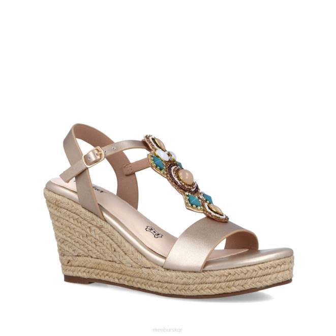 Menbur kvinnor guld melione högklackat 608J1533