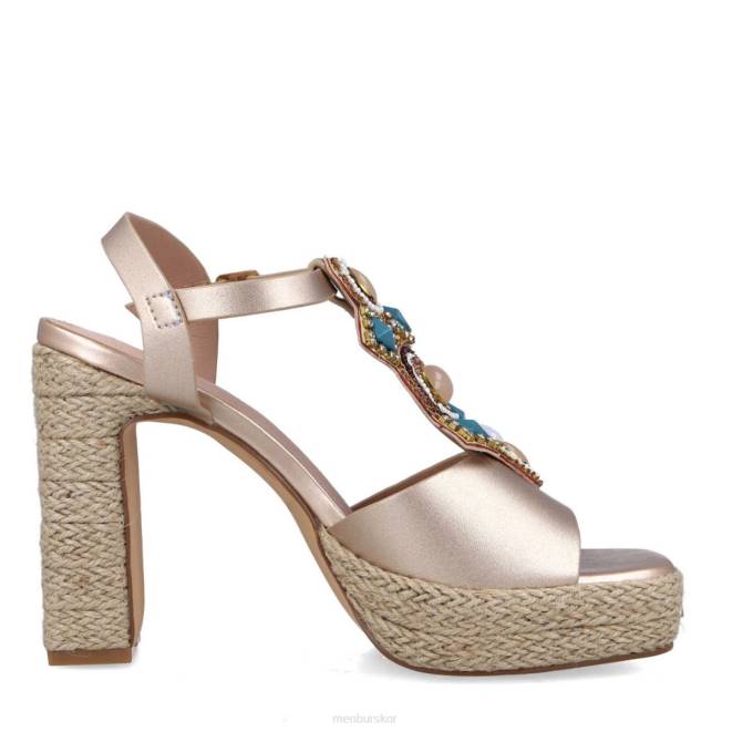 Menbur kvinnor guld melione högklackat 608J1545