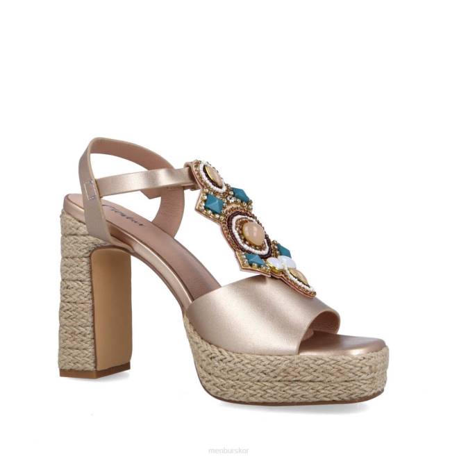 Menbur kvinnor guld melione högklackat 608J1545