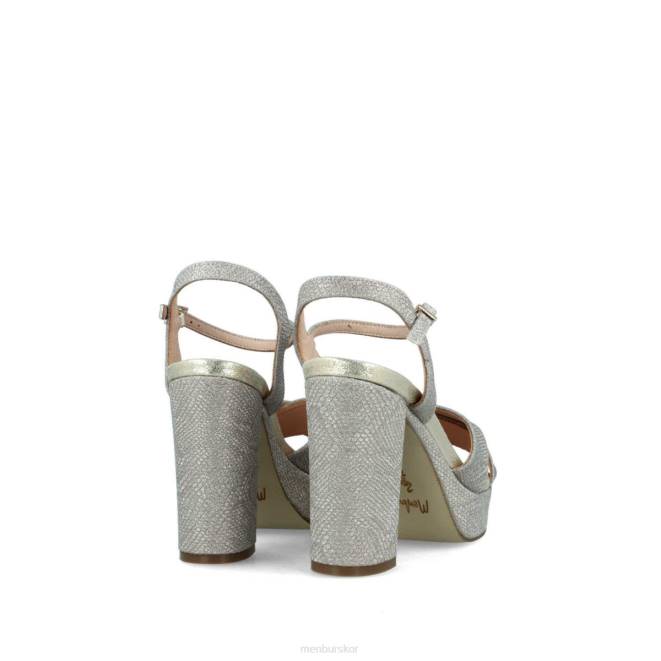 Menbur kvinnor guld mulecetto högklackat 608J4050