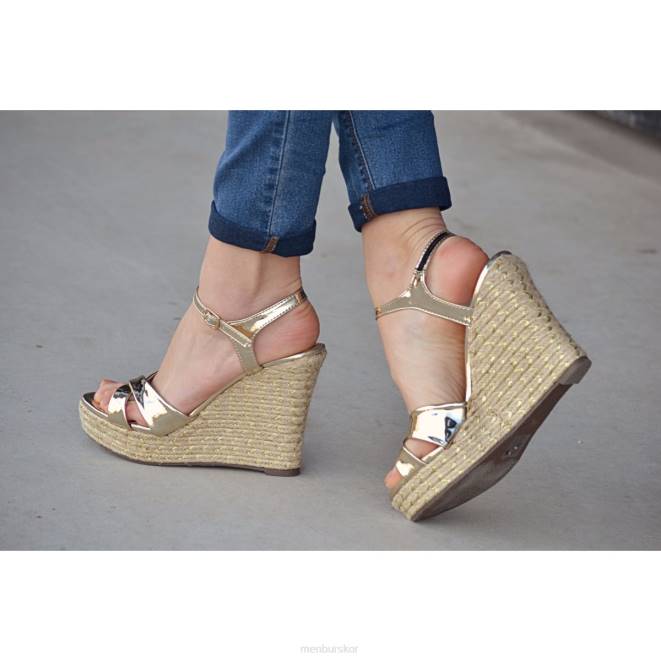 Menbur kvinnor guld nauru högklackat 608J5169