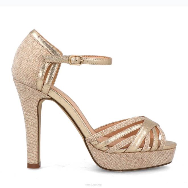 Menbur kvinnor guld onorato högklackat 608J4100