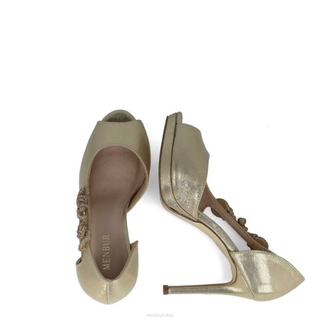 Menbur kvinnor guld perseus högklackat 608J3736