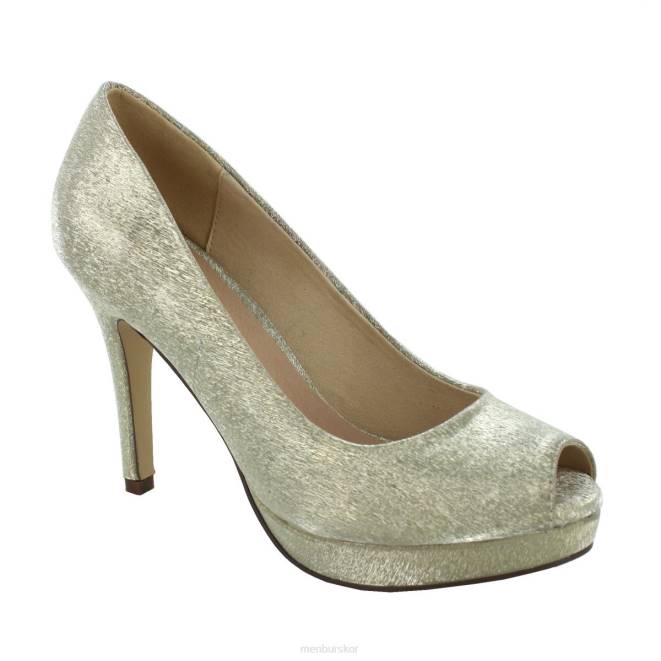 Menbur kvinnor guld rivieran högklackat 608J4378