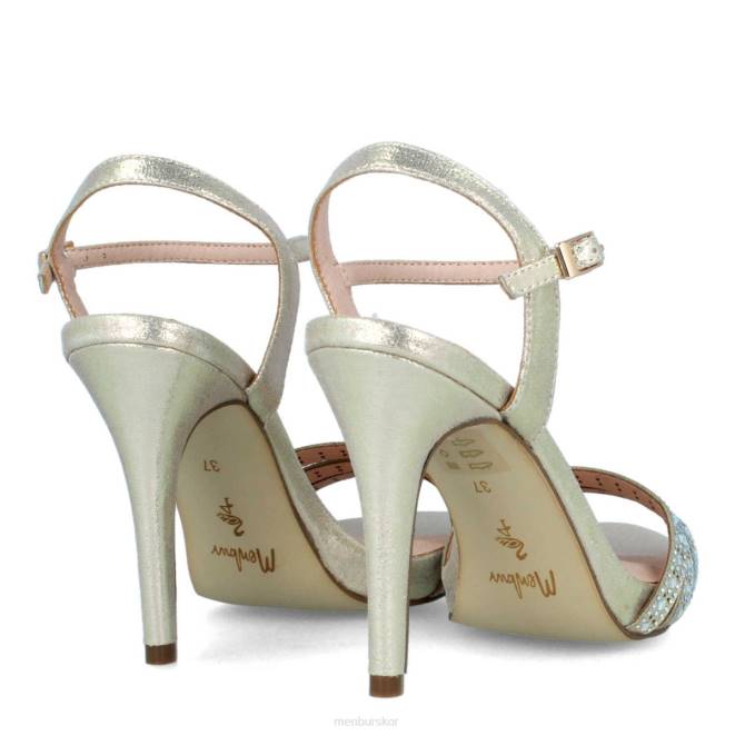 Menbur kvinnor guld sordevolo högklackat 608J4206