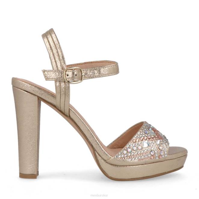 Menbur kvinnor guld terradura högklackat 608J921