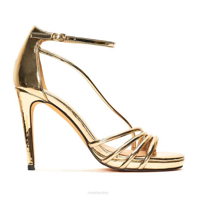 Menbur kvinnor guld tresanti högklackat 608J1071