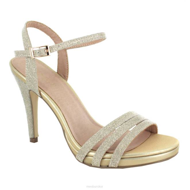 Menbur kvinnor guld tufino högklackat 608J3925