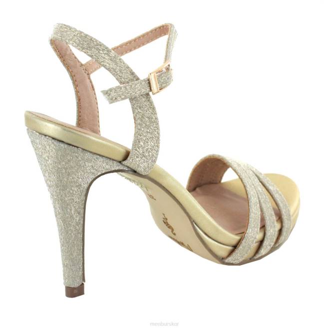 Menbur kvinnor guld tufino högklackat 608J3925