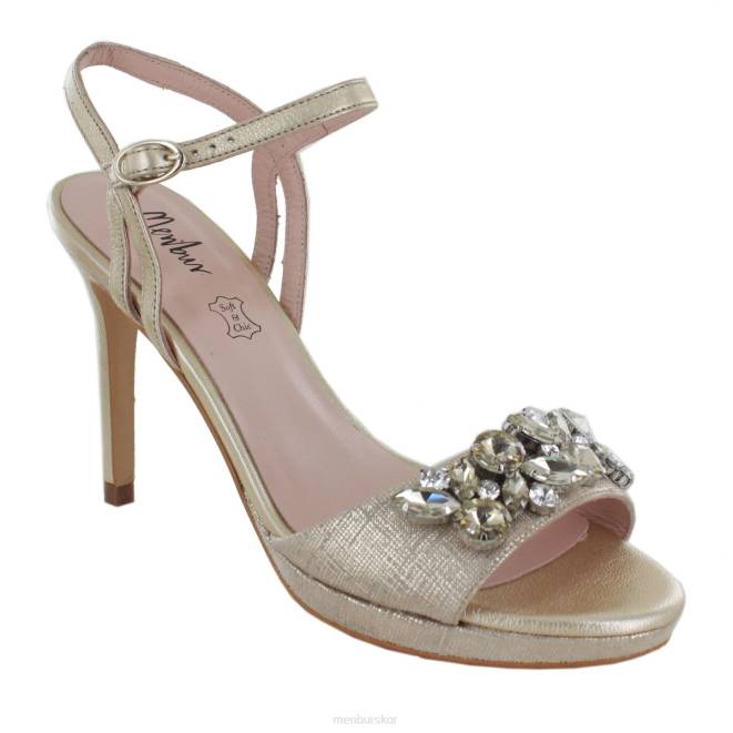 Menbur kvinnor guld usigliano högklackat 608J1417